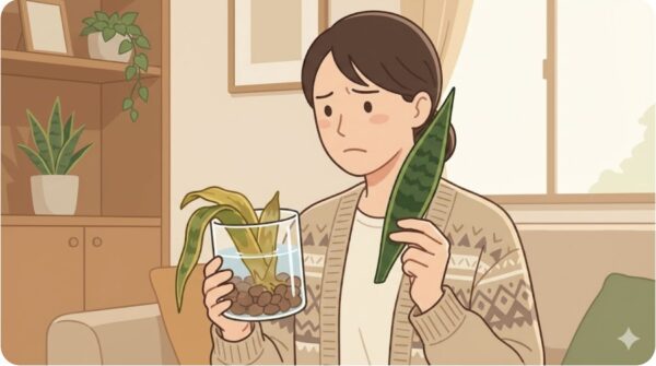 サンスベリアの土なし栽培で枯らさない技術