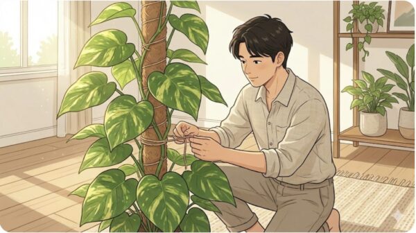 支柱でタワーを作る縦のレイアウト