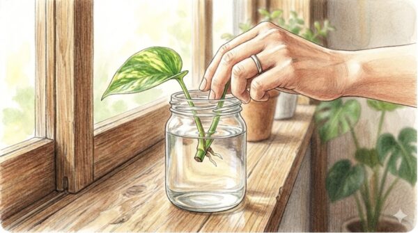 初心者でも簡単な水挿しでの増やし方