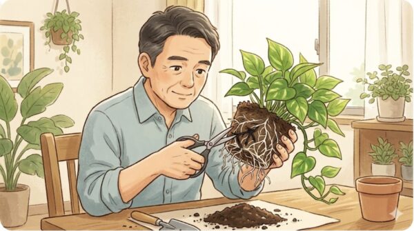 寿命を迎えたポトスを復活させる方法