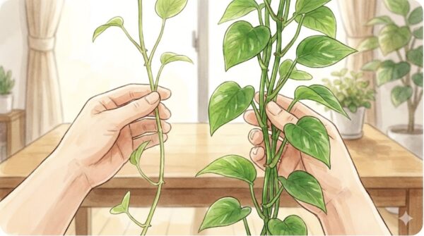 茎がひょろひょろ伸びる症状