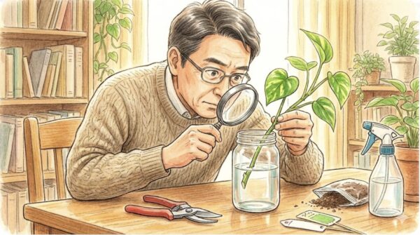 ポトスの水差しで根が出ない主な原因