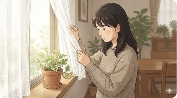 斑入り品種の光線管理法