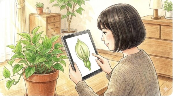 ポトスの花の写真は地味？その特徴