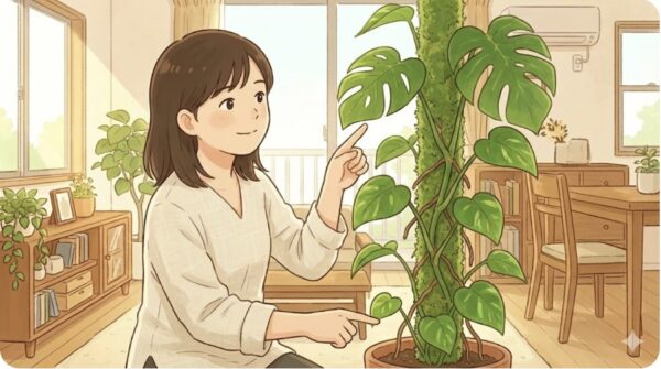 ポトスの葉を巨大化させる仕組み