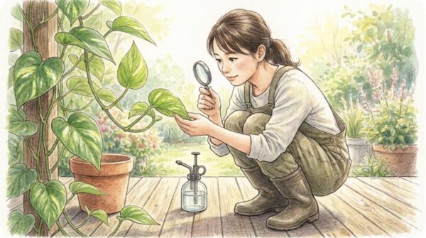 ポトスを外で育てるときの虫や冬対策