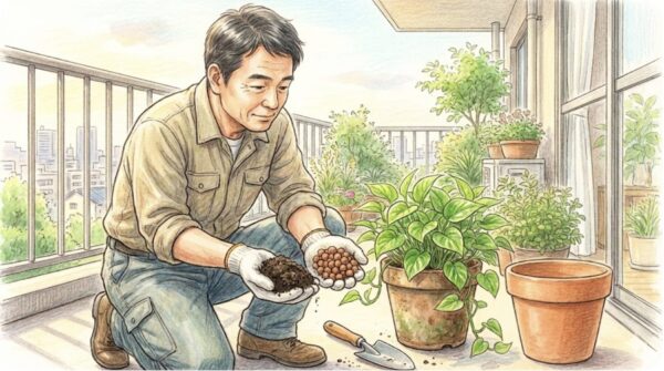 虫がつかない方法と土の選び方