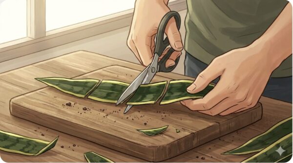 失敗しない葉の切り方と位置