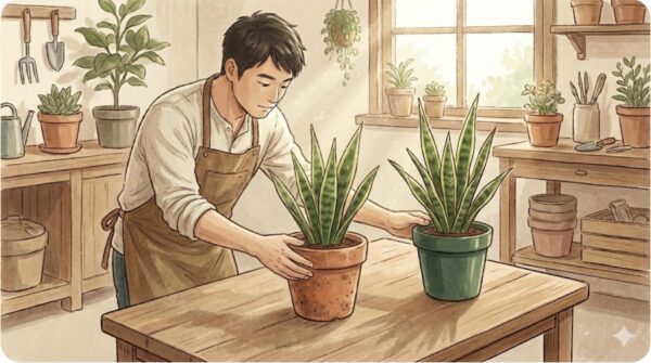 素焼きやプラ鉢など容器との相性