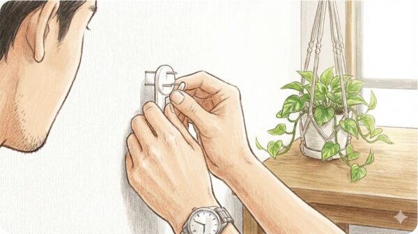 壁を傷つけないフックの選び方