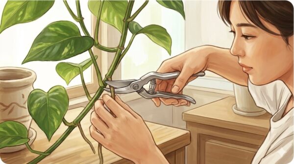 邪魔な気根を切る正しい手順と時期