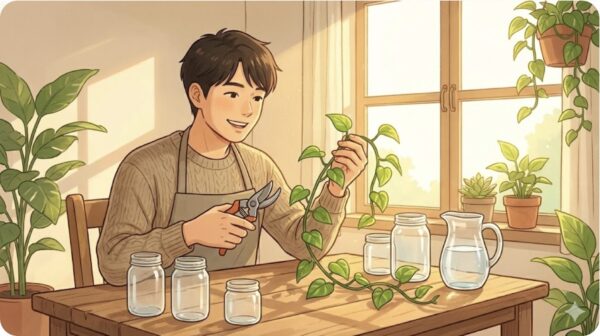 失敗しないポトスの水差しのやり方