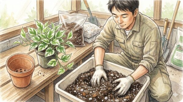 枯れる原因となる根腐れを防ぐ