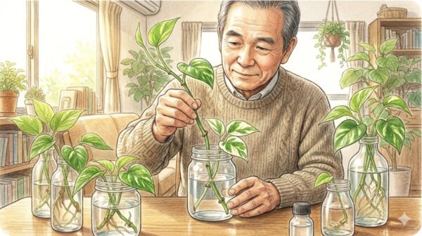 増やし方は水挿しで保険をかけるのが鉄則