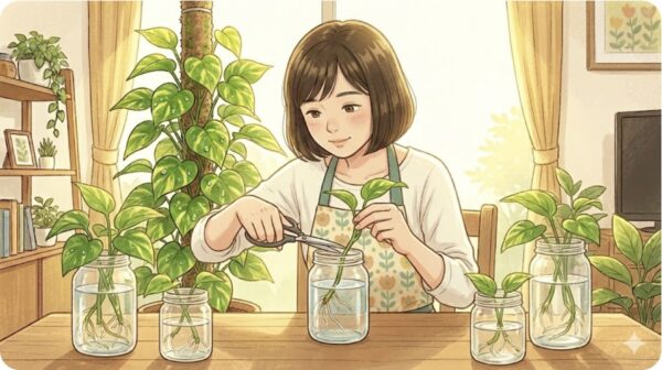 挿し木や水挿しで簡単に増やす手順