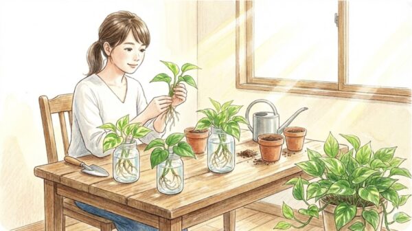 カット苗を使ったステータスの増やし方