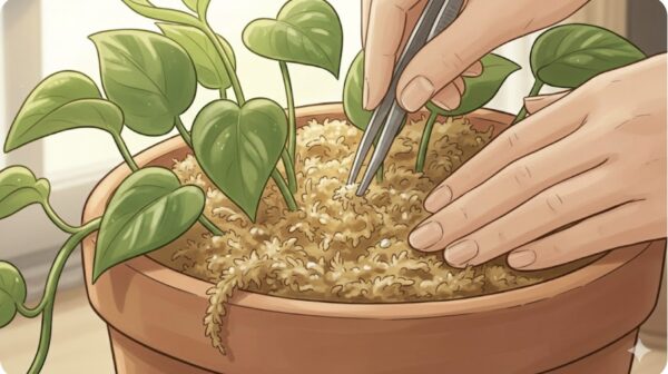 白いカビが発生した時の対処